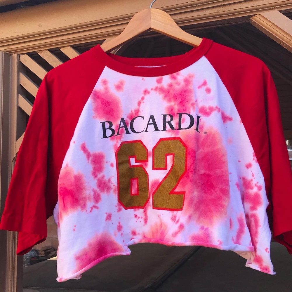 Bacardi crop top, 1 of 1.sold